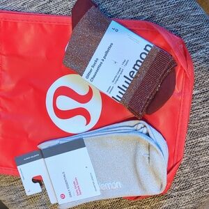 Winner's Choice Lululemon Socks & Tote Bag